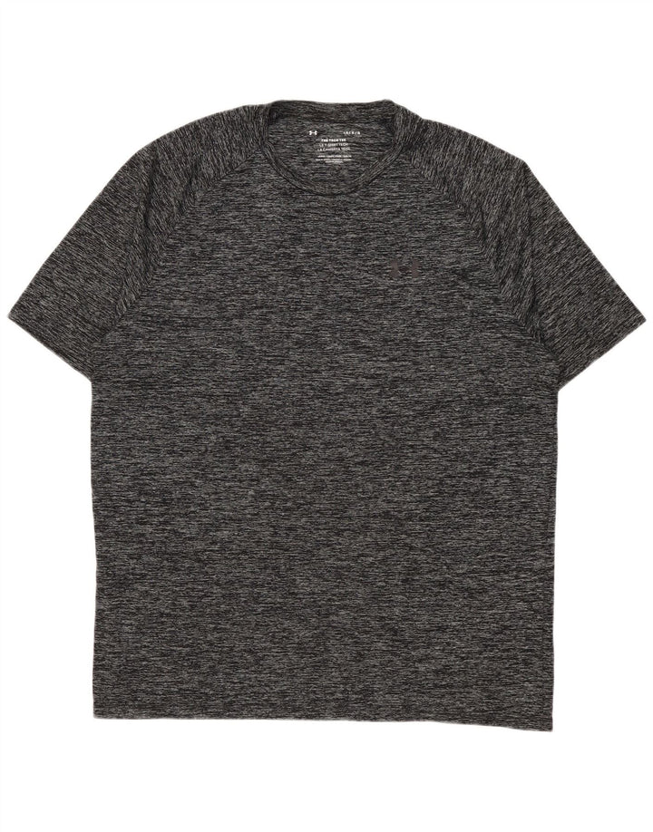 Męski T-shirt UNDER ARMOUR, duży, szary, nakrapiany