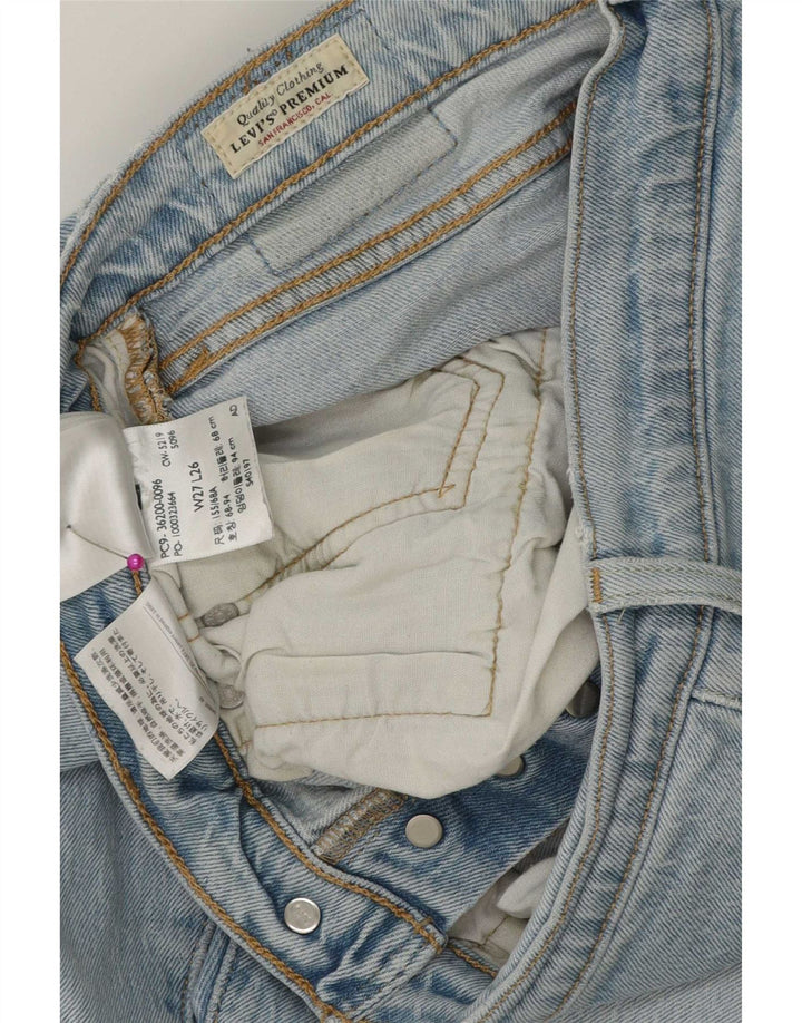 Damskie proste dżinsy Levi's W27 L26 Niebieskie bawełniane