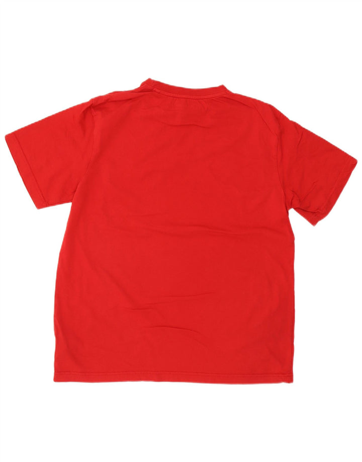 Męski T-shirt z grafiką Berghaus, duży, czerwony, bawełniany