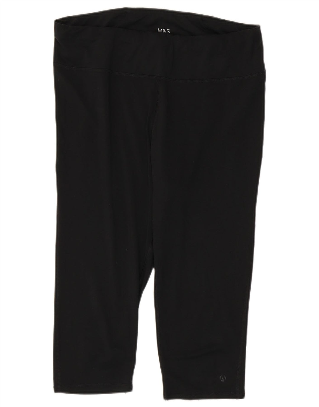 Damskie legginsy Capri Marks & Spencer UK 16, duże, czarne, sportowe