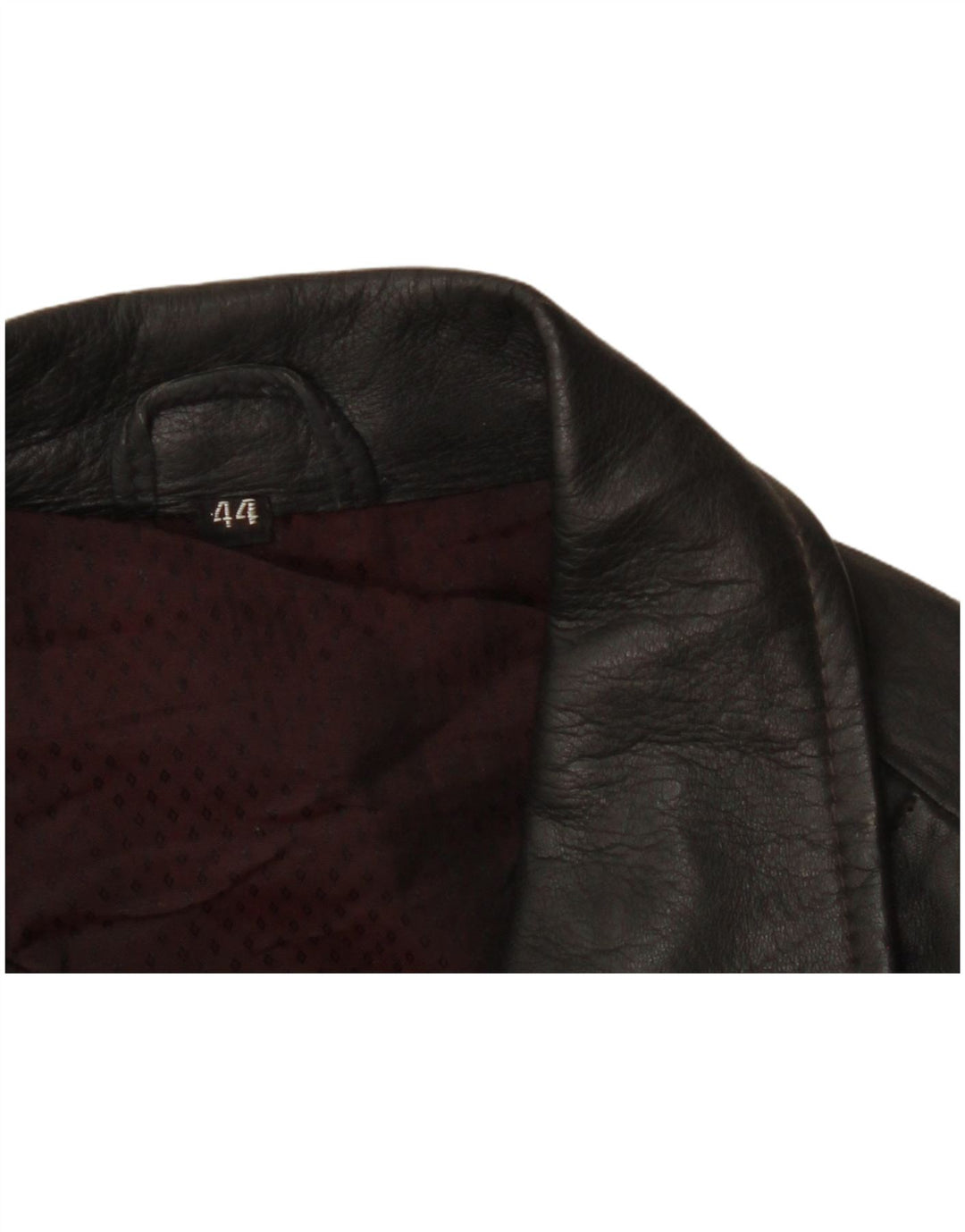 Damska skórzana kurtka motocyklowa w stylu vintage IT 44, średnia czarna skóra