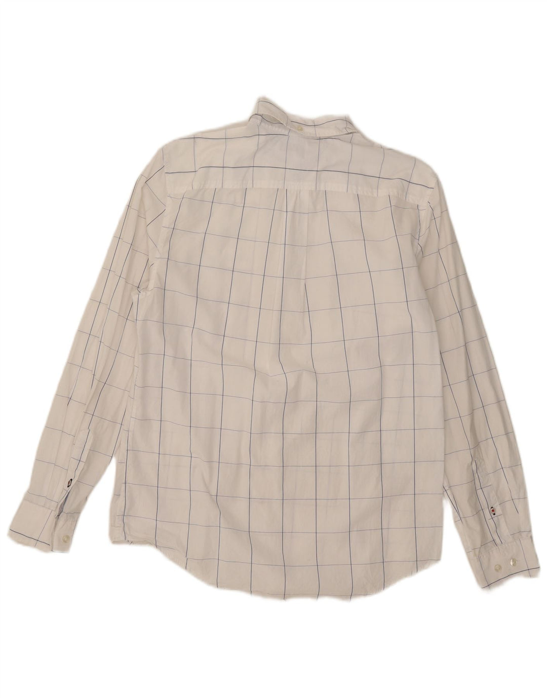 Koszula męska Tommy Hilfiger, bawełniana, w średnią białą kratkę