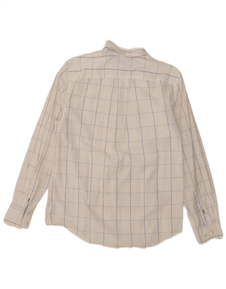 Koszula męska Tommy Hilfiger, bawełniana, w średnią białą kratkę