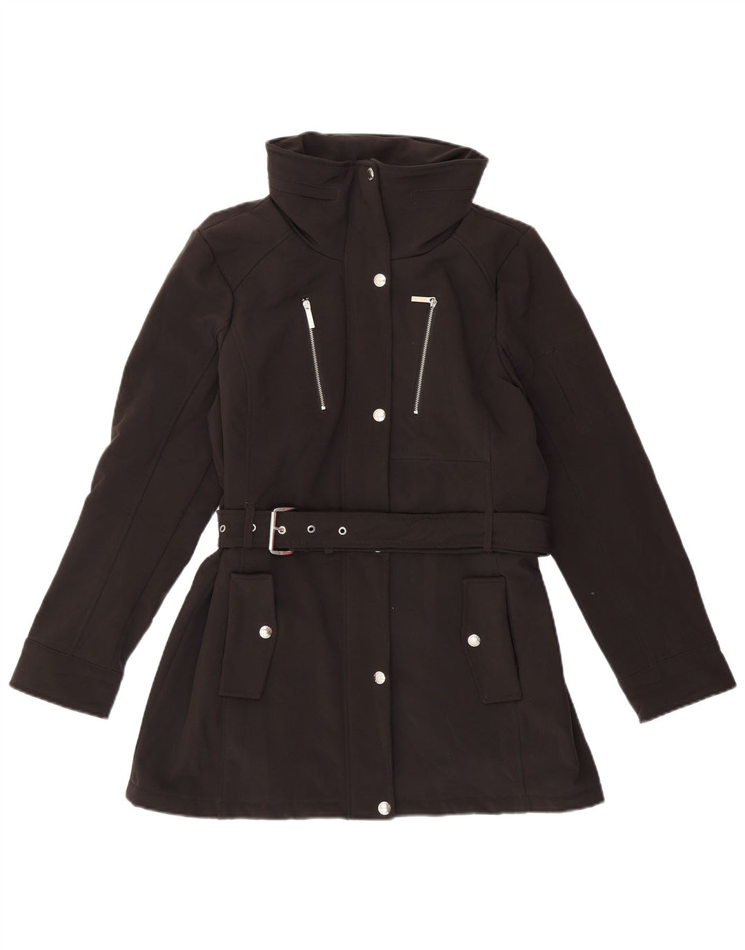 Damska kurtka użytkowa MICHAEL KORS UK 14, duża, czarna, poliester