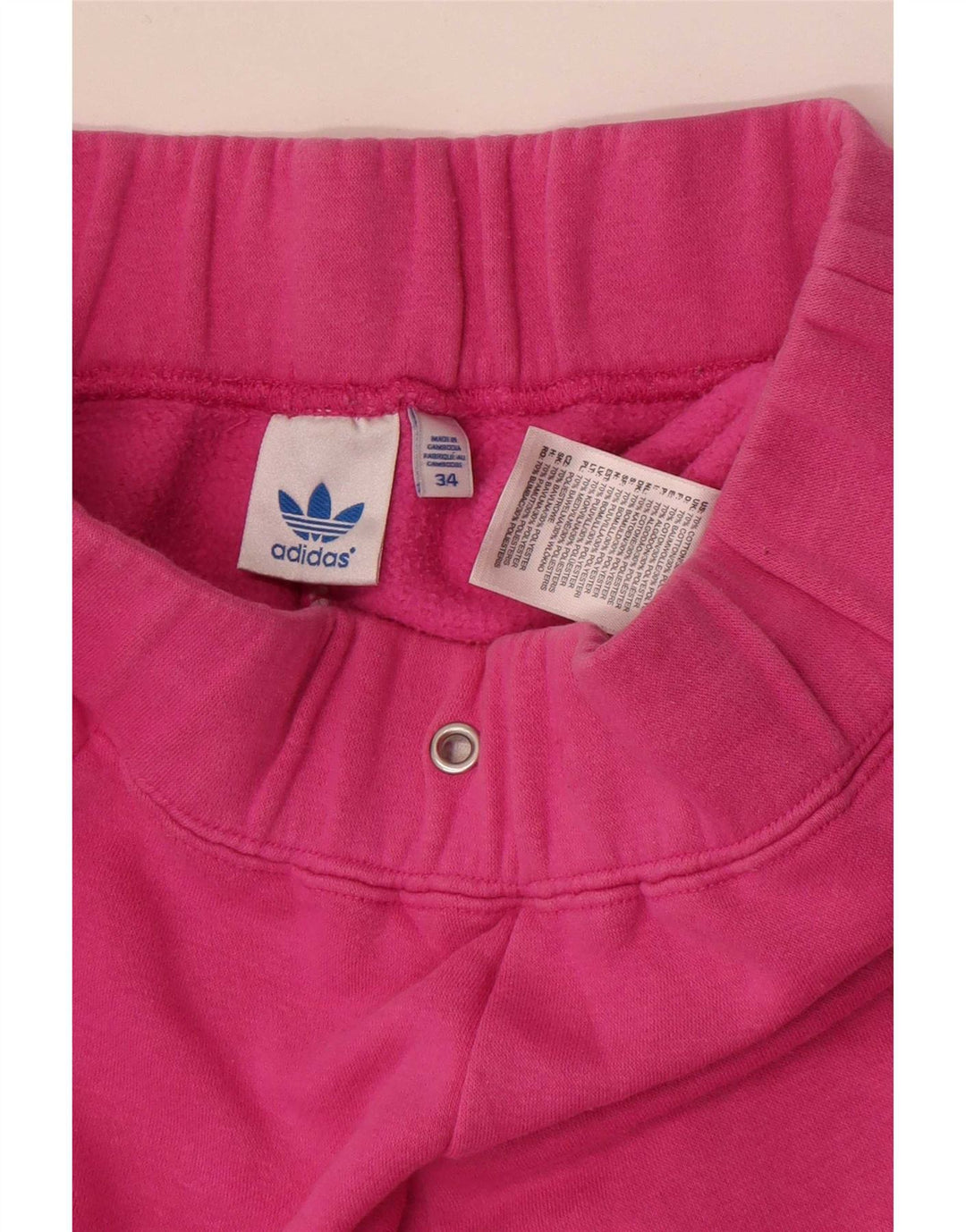 Damskie spodnie dresowe Adidas EU 34 Małe, różowe, bawełniane