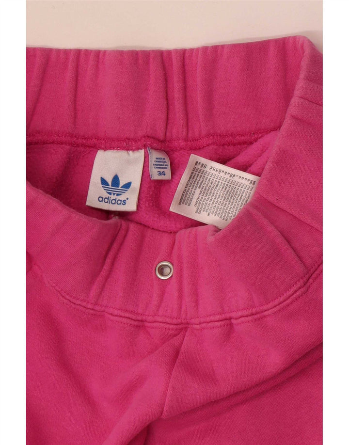 Damskie spodnie dresowe Adidas EU 34 Małe, różowe, bawełniane