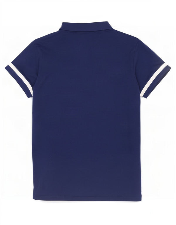 Damska długa koszulka polo Adidas UK 24/26 2XL Granatowy poliester