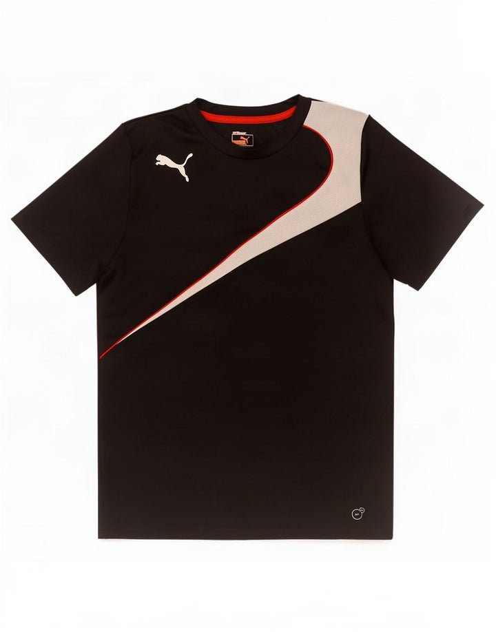 Męski t-shirt Nike, mały, czarny, z blokami kolorów