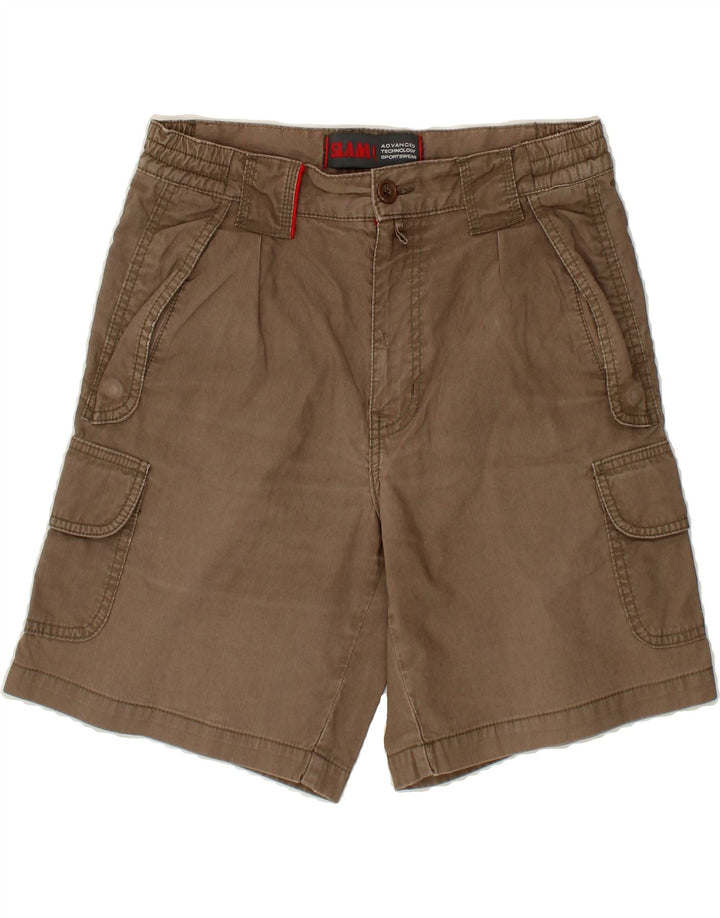 SLAM Womens Cargo Shorts IT 44 Medium W30  Brown Vintage Slam and Second-Hand Slam from Messina Hembry 