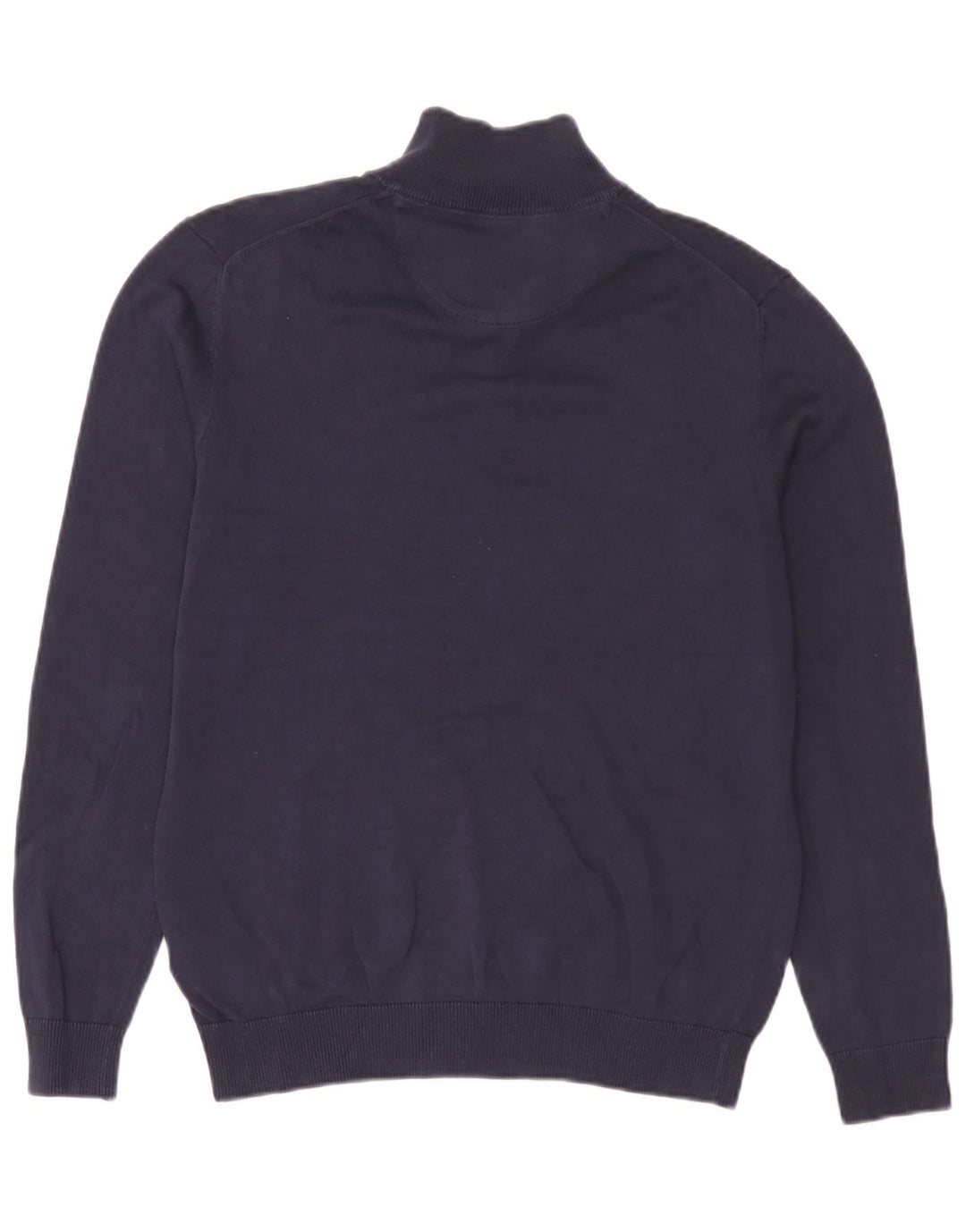 Timberland Męski sweter z zamkiem błyskawicznym, mały, granatowy, bawełniany