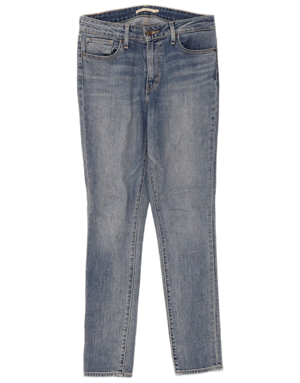 Damskie jeansy Levi's 721 z wysokim stanem W29 L30 Niebieska bawełna