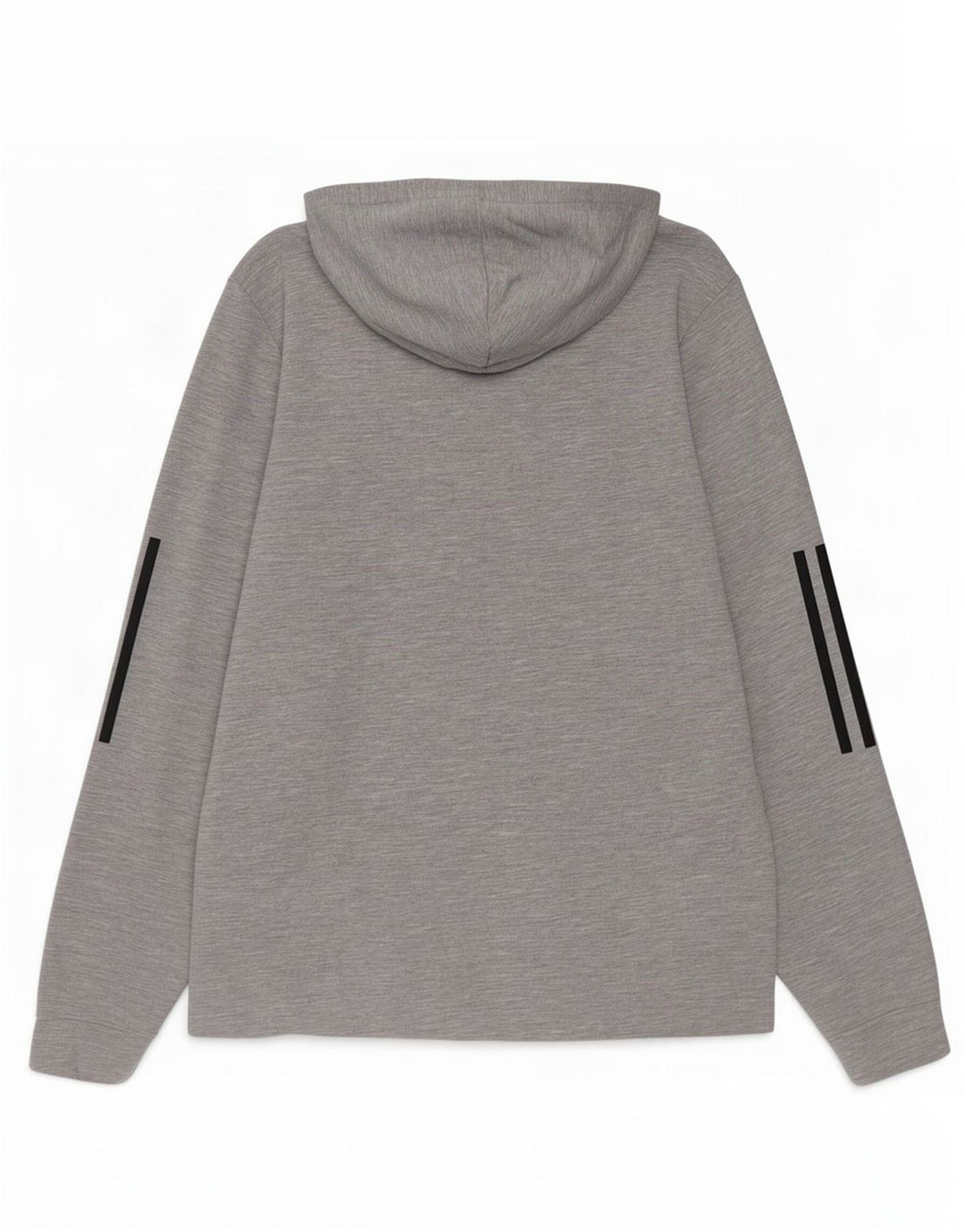 Męska bluza z kapturem Adidas z grafiką, mała, szara, z poliestru
