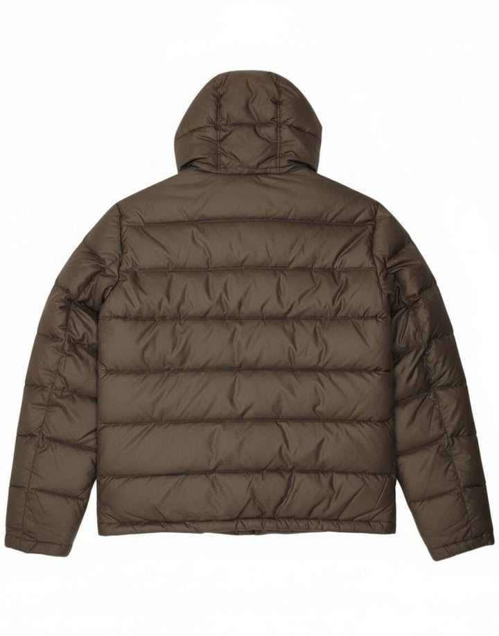 Męska ocieplana kurtka z kapturem Trussardi Jeans IT 54 2XL Khaki Poliester