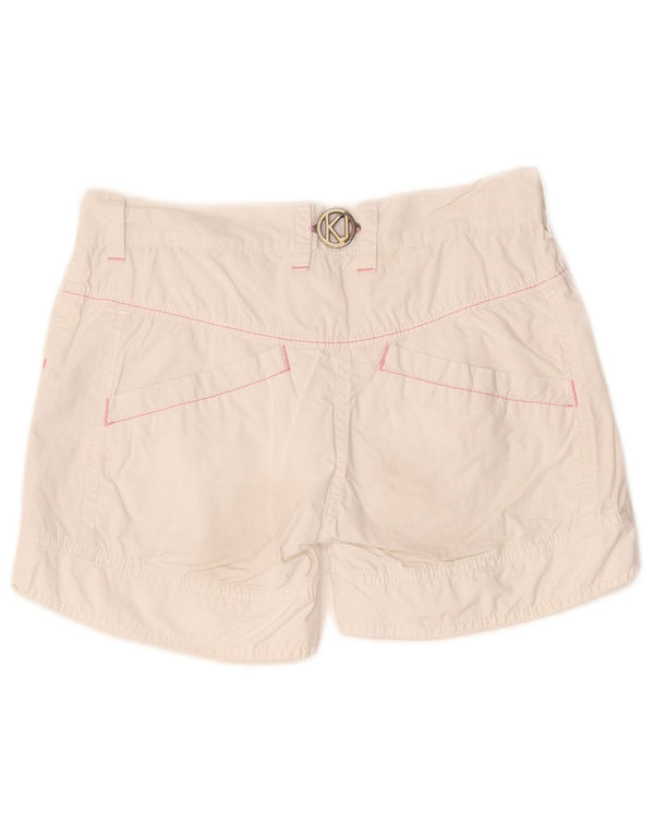 Spodenki damskie Calvin Klein W28 Średniobiała bawełna