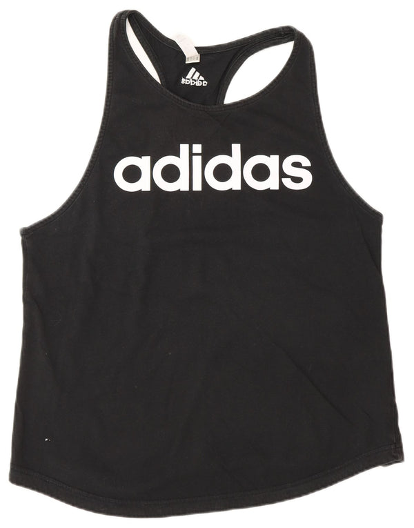 Damska kamizelka Adidas Graphic Top UK 16/18 Duża czarna bawełna