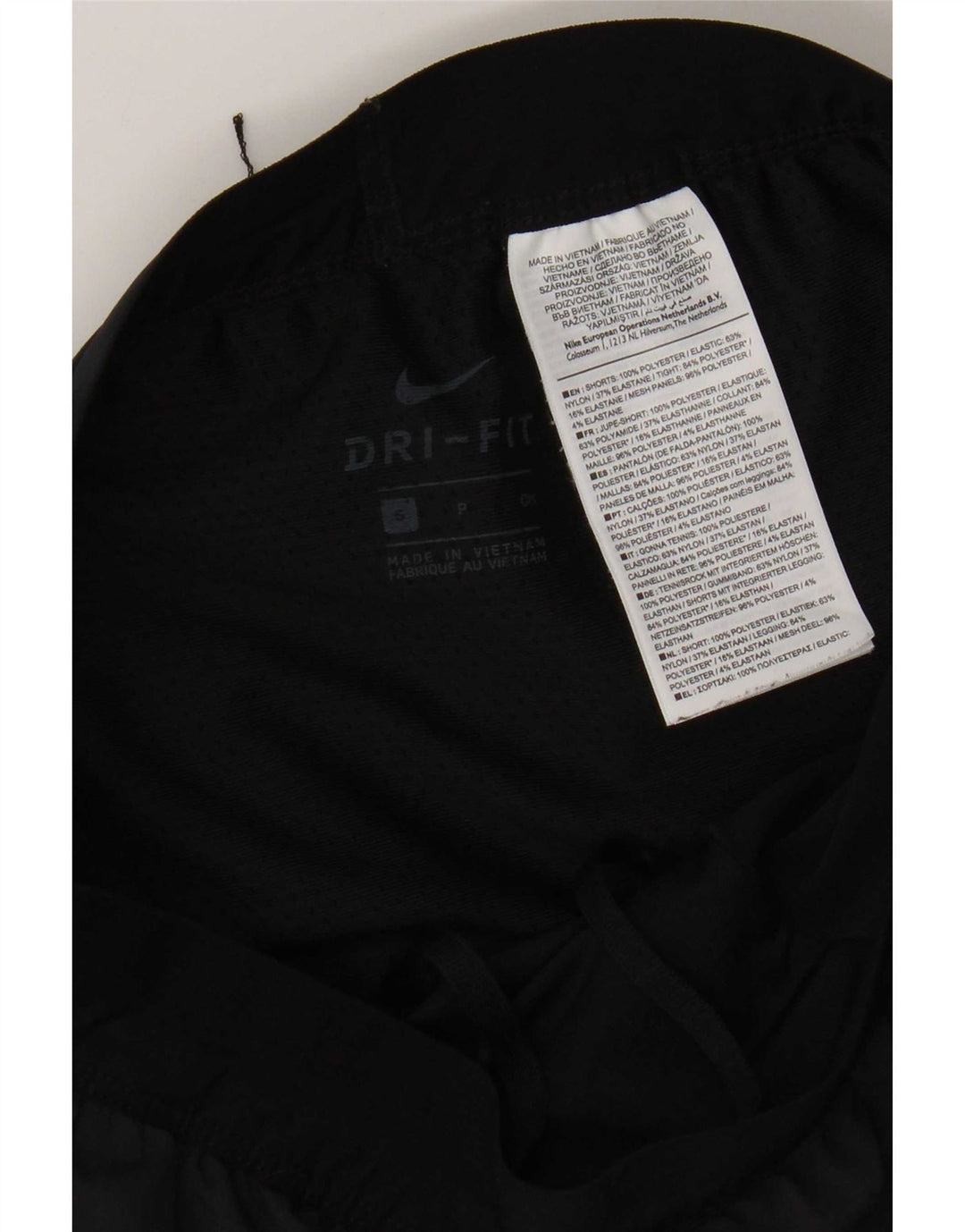 Męskie spodenki sportowe Nike Dri Fit, małe, szare, poliestrowe