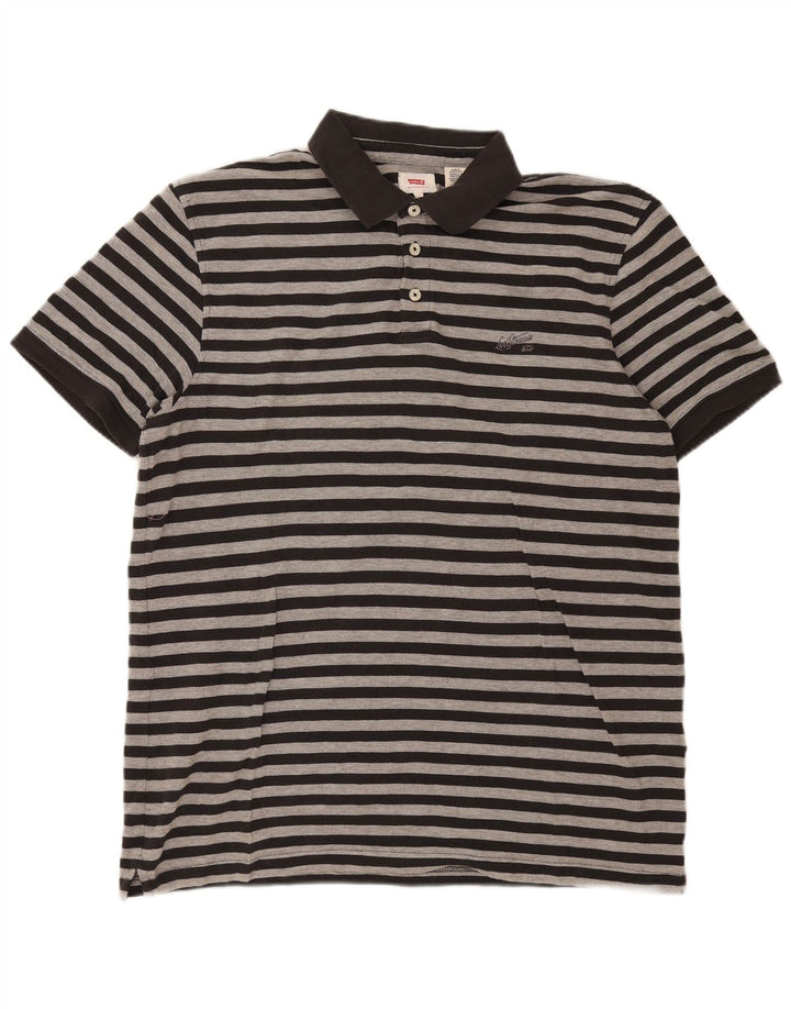 Męska koszulka polo Levi's XL w czarne paski