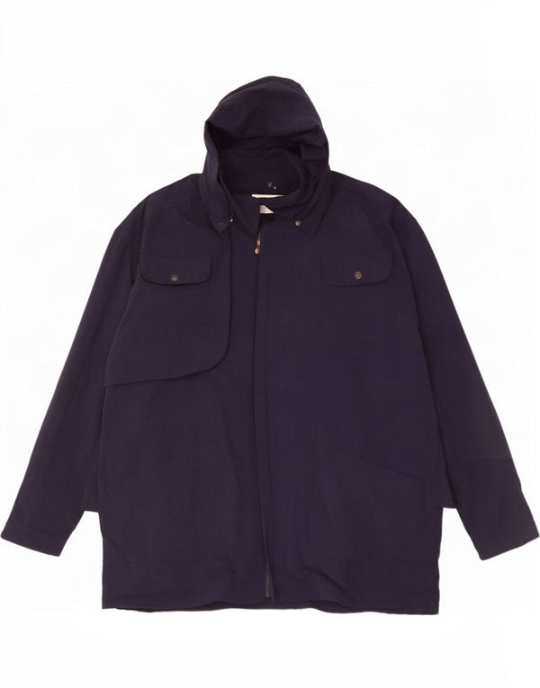 Męska kurtka z kapturem Trussardi UK 42 XL granatowa