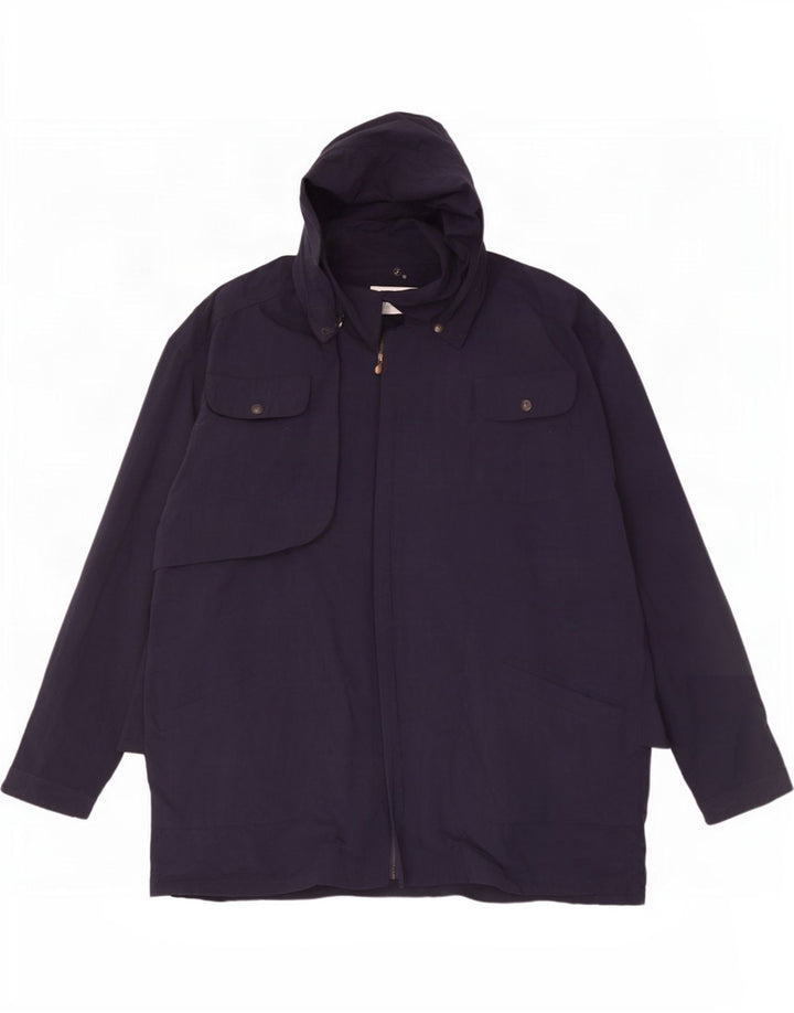 Męska kurtka z kapturem Trussardi UK 42 XL granatowa