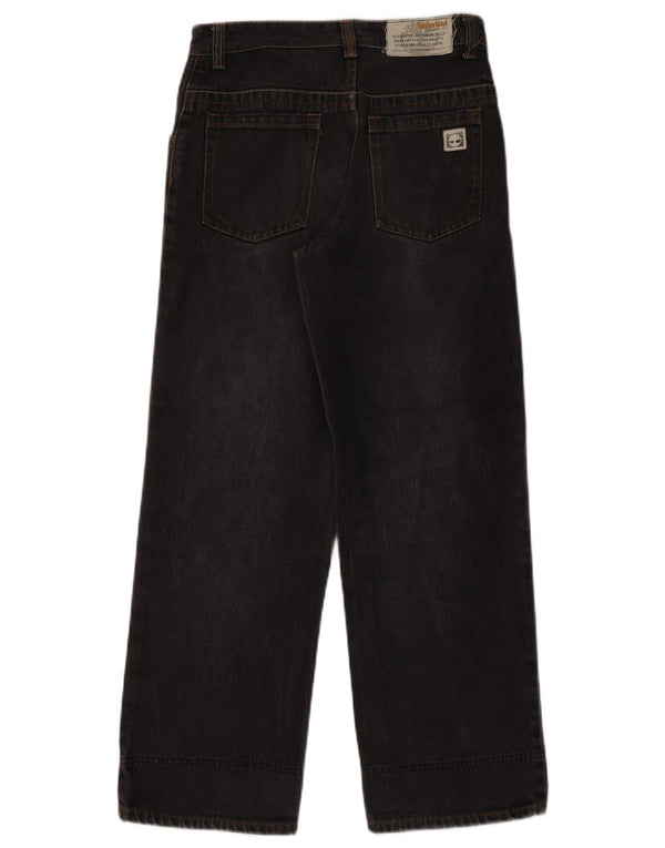 Timberland Chłopięce proste dżinsy 13-14 lat W28 L29 Czarna bawełna