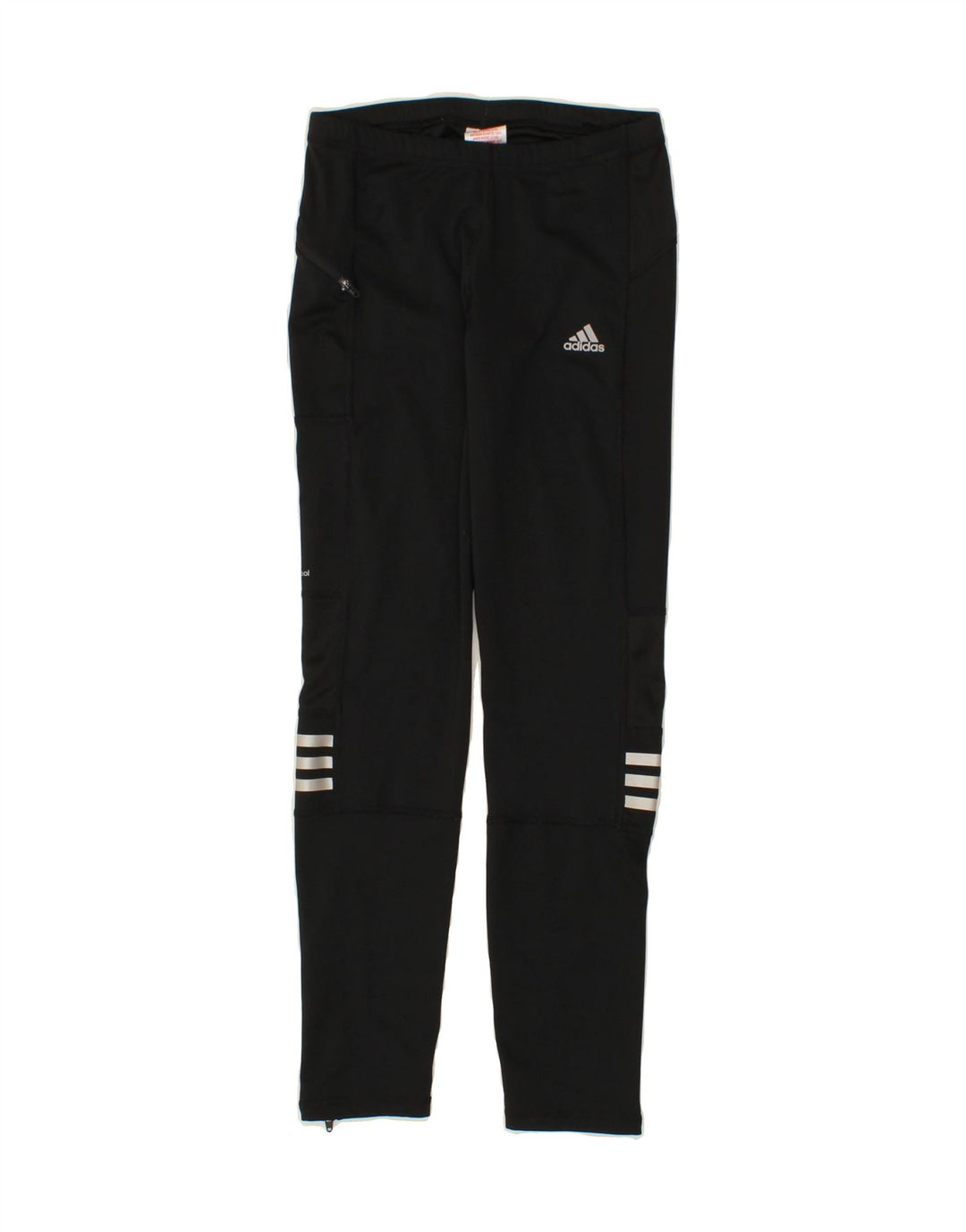 ADIDAS Boys Climacool Tracksuit Trousers 13-14 Years Black Polyester Vintage Adidas and Second-Hand Adidas from Messina Hembry 