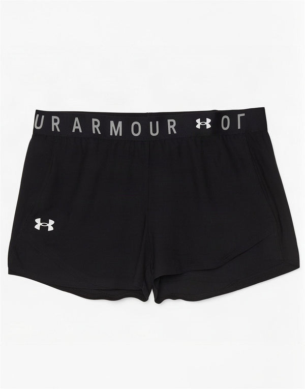 Damskie spodenki sportowe Under Armour Heat Gear Graphic UK 8, małe, czarne