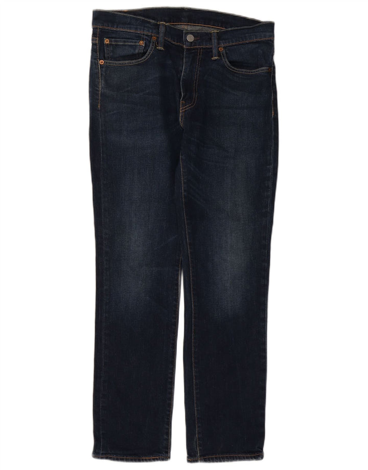 Damskie jeansy Levi's 511 Slim W32 L30 Granatowa bawełna