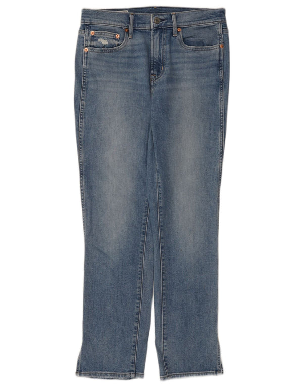 Damskie jeansy Gap ze średnim stanem W28 L27, niebieska bawełna