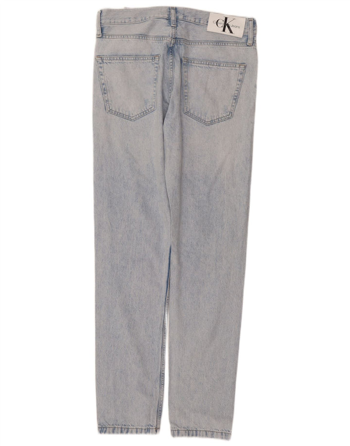 Męskie jeansy Calvin Klein w trudnej sytuacji W30 L33, niebieska bawełna
