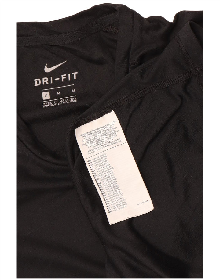 Męska koszulka Nike Dri Fit Top, średni czarny poliester