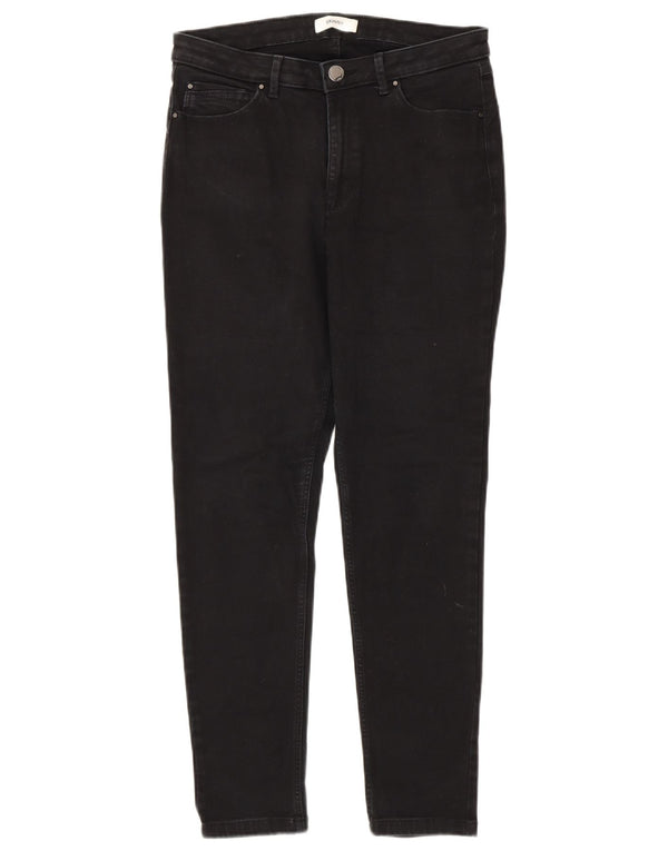 Marks & Spencer Damskie Skinny Jeans UK 12 Medium W30 L27 Czarna bawełna
