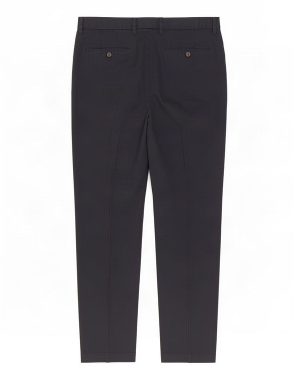 Męskie spodnie chino Marks & Spencer Slim Fit W34 L29 Granatowa bawełna