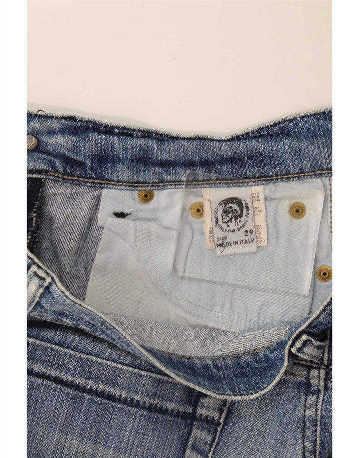 Damskie jeansy Diesel w trudnej sytuacji Bootcut W29 L29 Niebieskie bawełniane