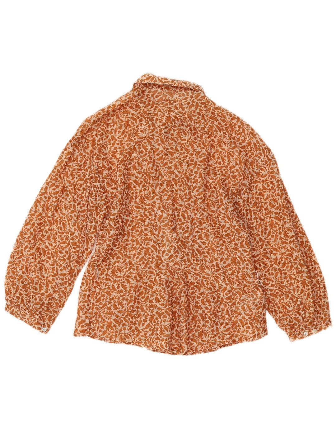 Damska bluzka koszulowa Massimo Dutti z rękawem 3/4 EU 38, mała, beżowa, w kwiaty