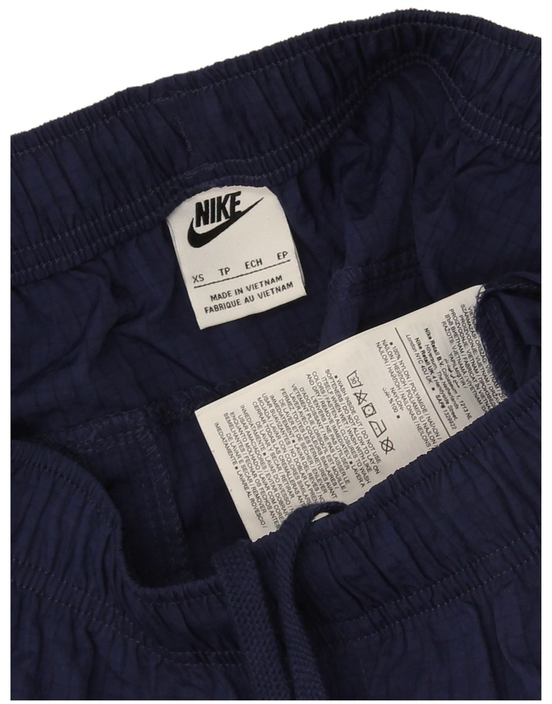 Męskie spodnie dresowe Nike Cargo XS, granatowe, nylonowe