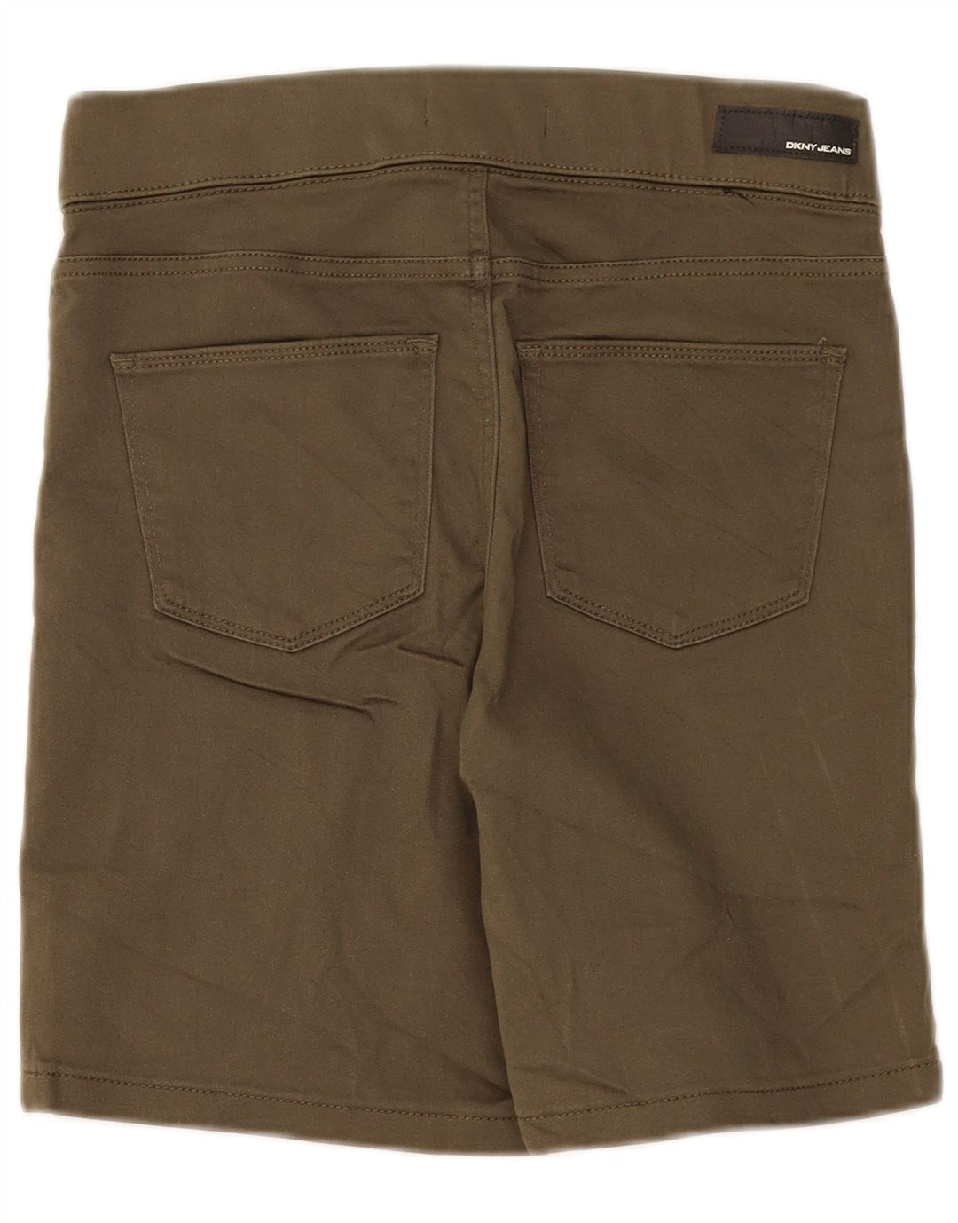Damskie spodenki codzienne Dkny, małe W27, bawełna khaki