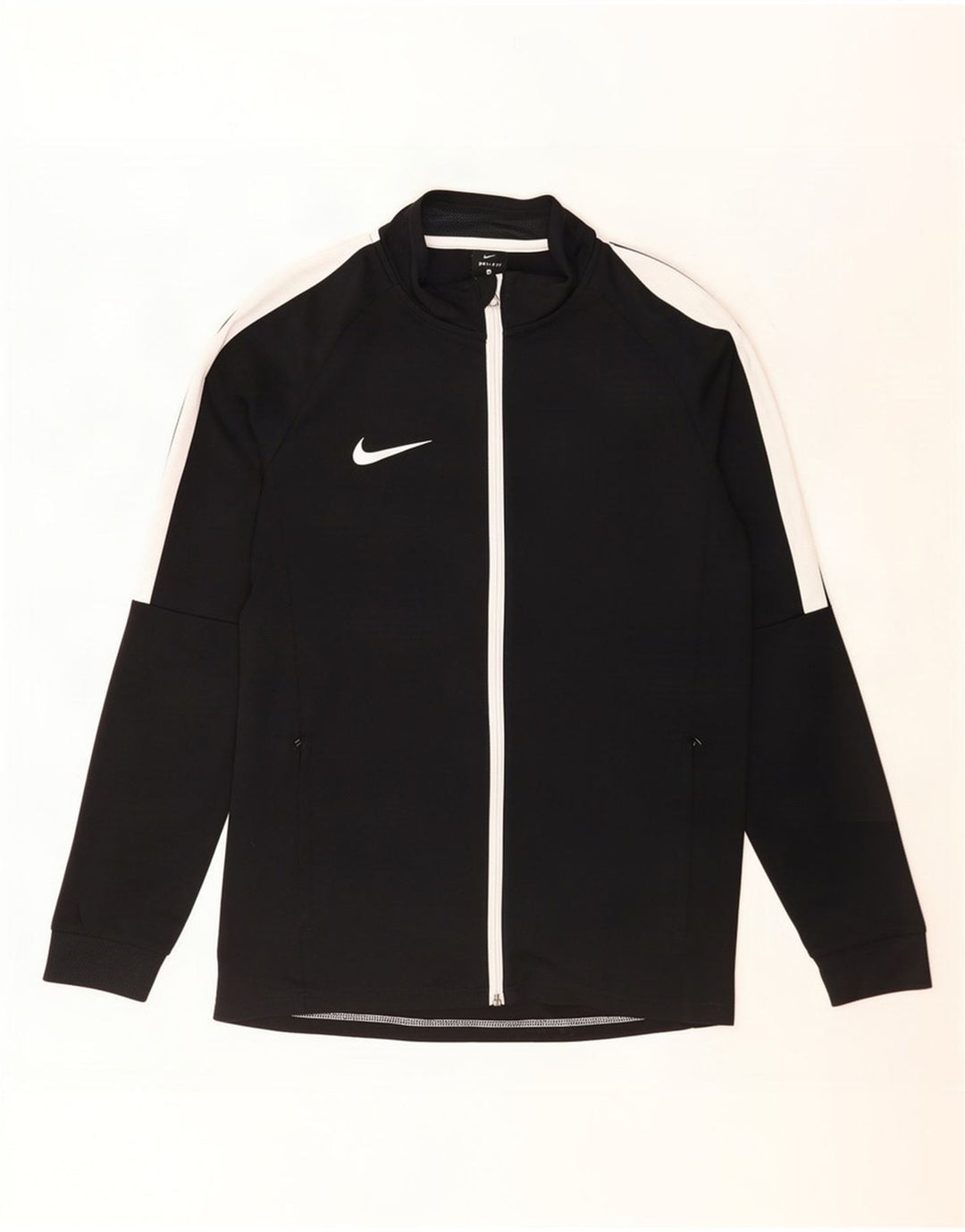 Męska kurtka dresowa Nike Dri Fit, poliester w kolorze średniej czarnej kolorystyki