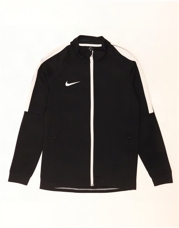 Męska kurtka dresowa Nike Dri Fit, poliester w kolorze średniej czarnej kolorystyki