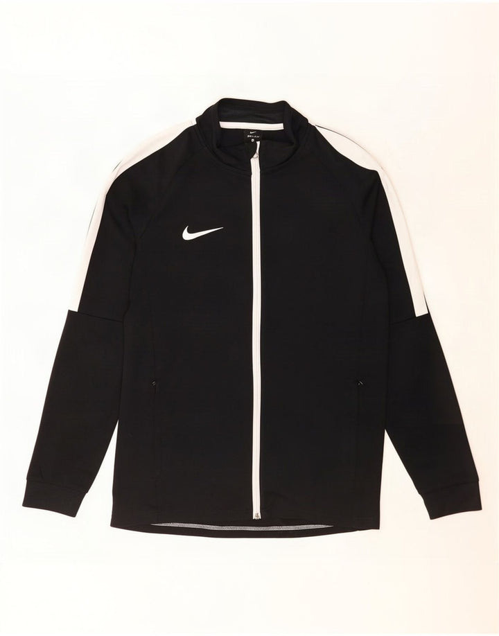 Męska kurtka dresowa Nike Dri Fit, poliester w kolorze średniej czarnej kolorystyki