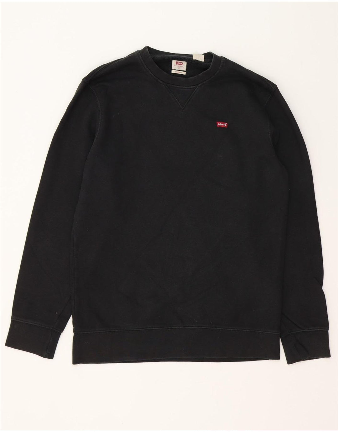 LEVI'S Mens Standard Sweatshirt Jumper Small Black Cotton