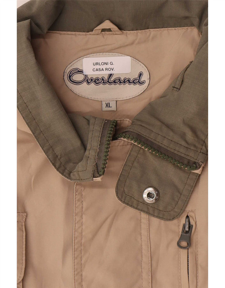 Kurtka męska Overland Utility UK 42 XL, beżowa, bawełniana