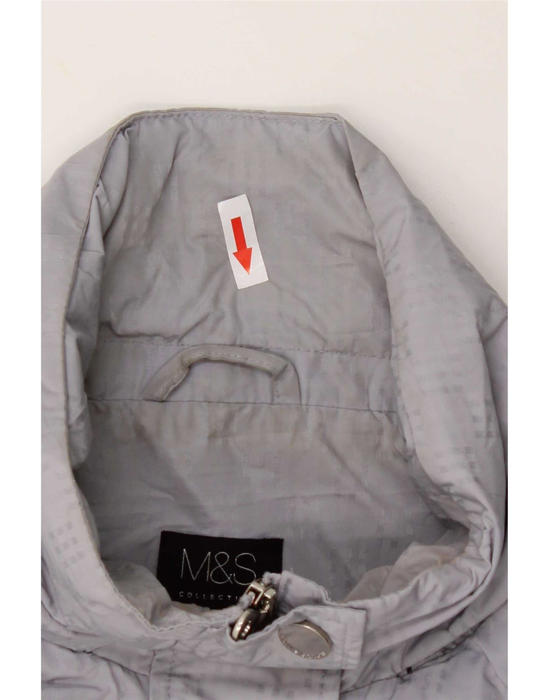 Damska kurtka z kapturem Marks & Spencer UK 18 XL, szary poliester