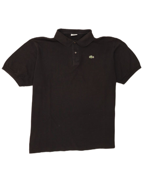 Męska koszulka polo Lacoste, rozmiar 8, 3XL, czarna, bawełniana