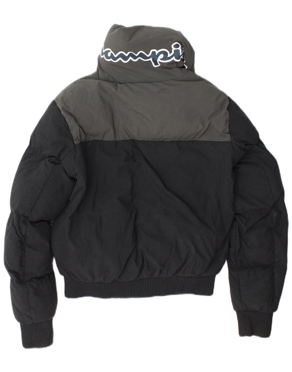 Damska kurtka CHAMPION o luźnym kroju z grafiką UK 6 XS w kolorze czarnym