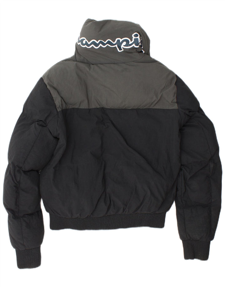 Damska kurtka CHAMPION o luźnym kroju z grafiką UK 6 XS w kolorze czarnym