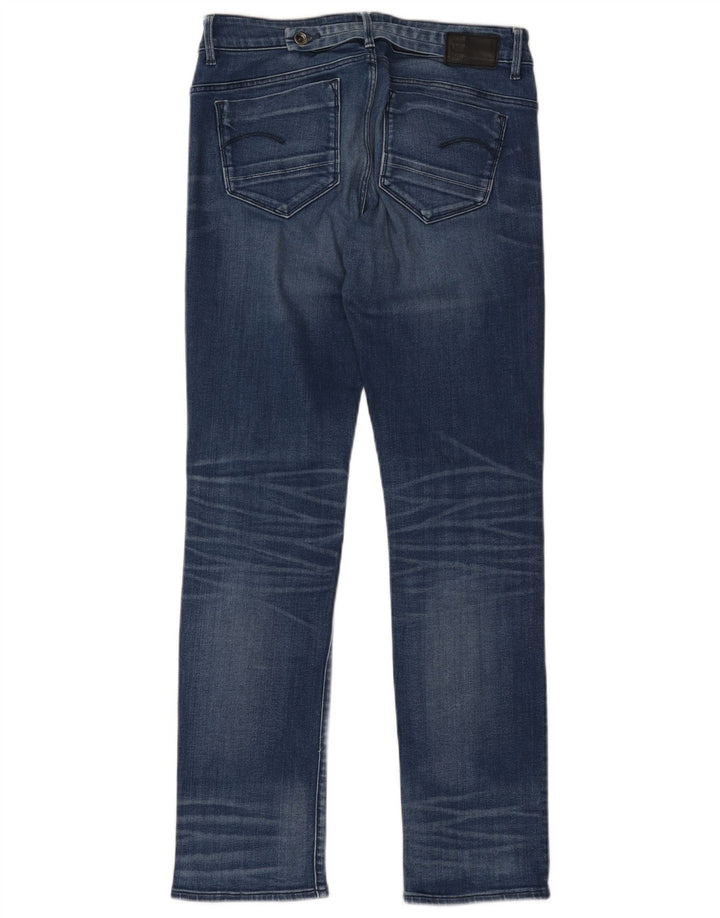 Damskie jeansy slim G-Star W29 L32 Niebieskie bawełniane