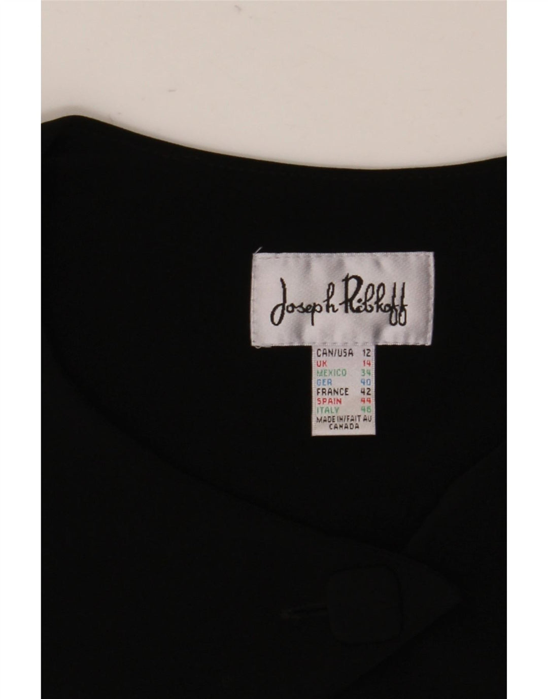 Top damski bolerko Joseph Ribkoff UK 14, duży, czarny