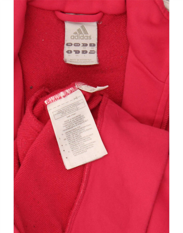 Damska Bluza Dresowa Adidas UK 12 Średnia Różowa Poliester