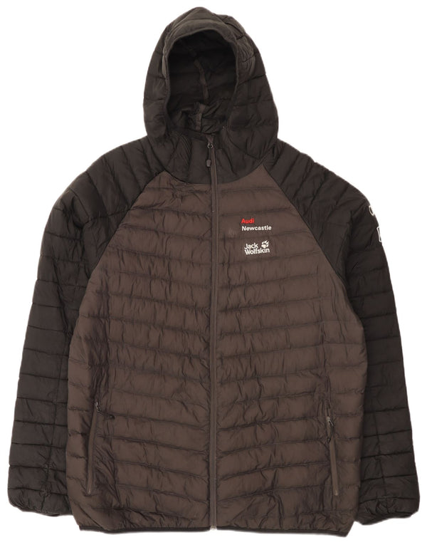Męska ocieplana kurtka z kapturem Jack Wolfskin UK 44/46 XL, kolor czarny