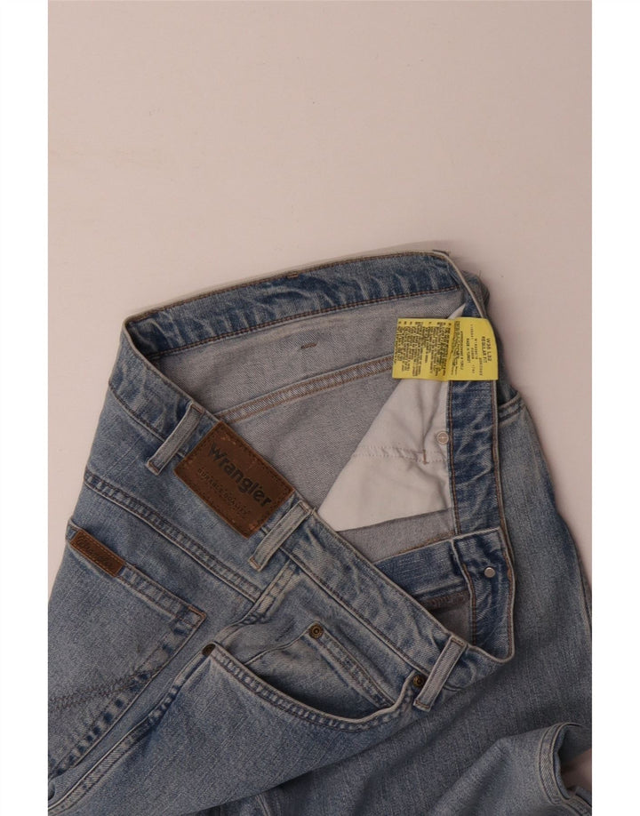 WRANGLER Męskie proste dżinsy o regularnym kroju W36 L32 Niebieskie, bawełniane